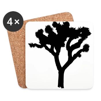 Joshua Tree - Untersetzer (4er-Set) - Weiß - Vorne