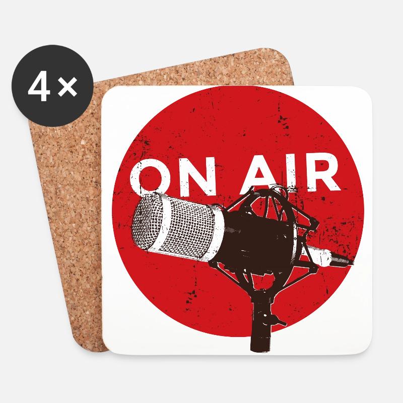 On Air - Untersetzer (4er-Set) - Weiß