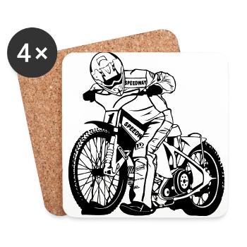 Speedway - Untersetzer (4er-Set) - Weiß - Vorne