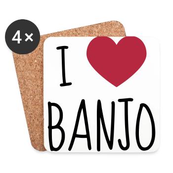 Banjo - Music - Musik - Musique - Coasters (set of 4) - white - Front