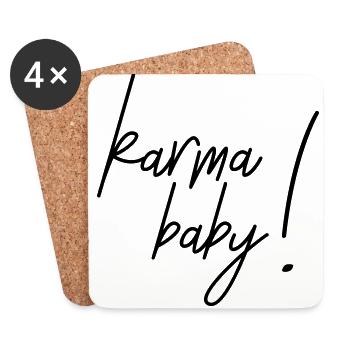 karma baby - Untersetzer (4er-Set) - Weiß - Vorne