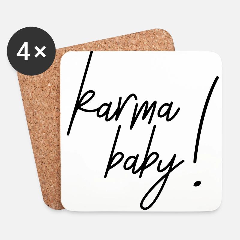 karma baby - Untersetzer (4er-Set) - Weiß