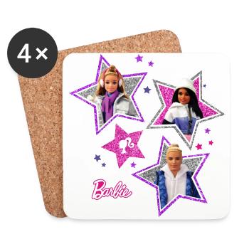 Barbie Christmas Edition - Dessous de verre (lot de 4) - blanc - Devant