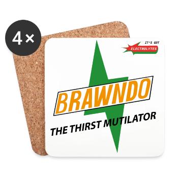 Brawndo, the thirst mutilator - Untersetzer (4er-Set) - Weiß - Vorne