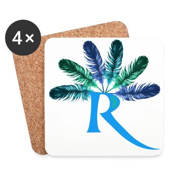 6 springs r - Coasters (set of 4) - white - Front