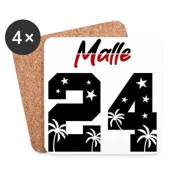 Malle 24 - Coasters (set of 4) - white - Front