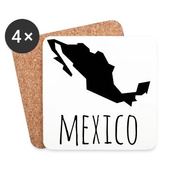 mexico - Untersetzer (4er-Set) - Weiß - Vorne