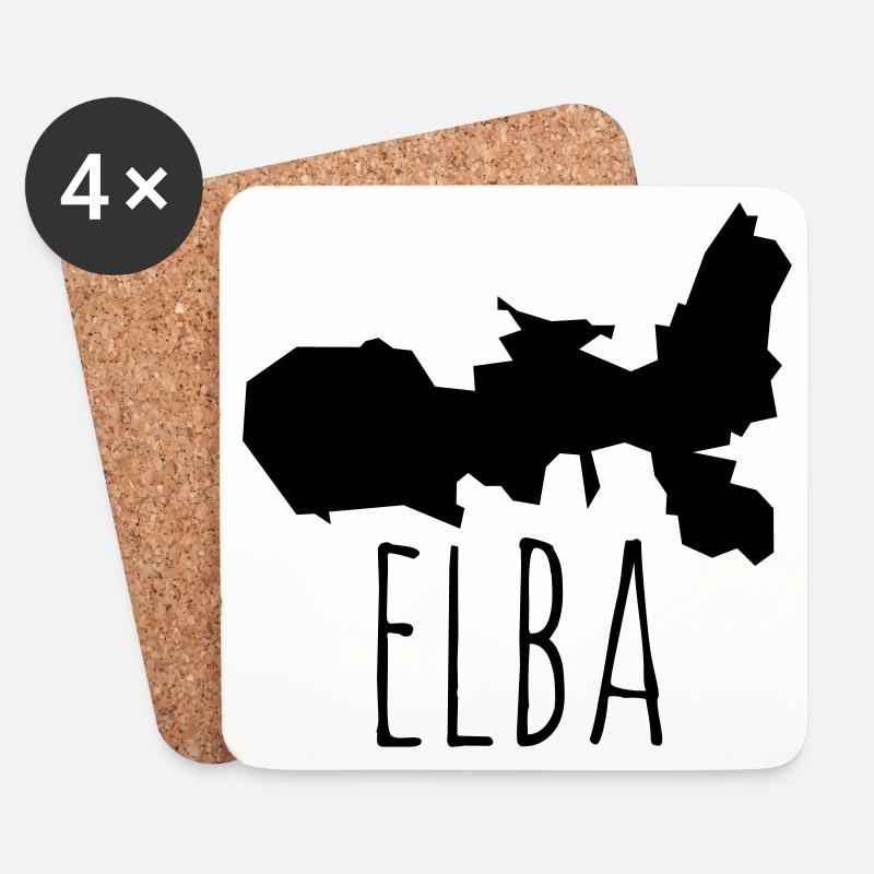 Elba - Untersetzer (4er-Set) - Weiß