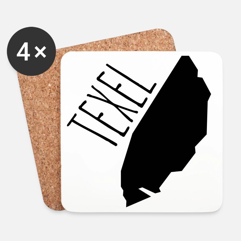 Texel - Untersetzer (4er-Set) - Weiß