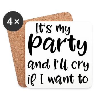 farewell - Coasters (set of 4) - white - Front
