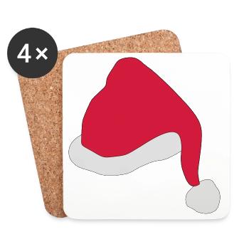 Funny gifts for Christmas - Coasters (set of 4) - white - Front
