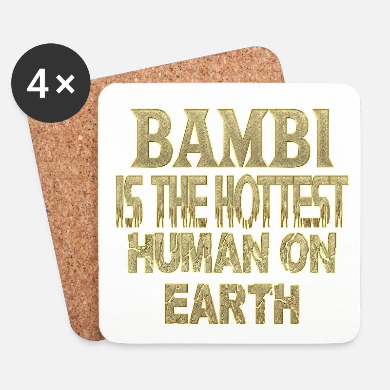 Bambi - Untersetzer (4er-Set) - Weiß