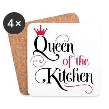 Kochen - Untersetzer (4er-Set) - Weiß - Vorne