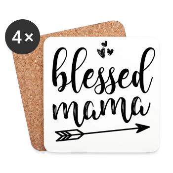 Mother Mama - Coasters (set of 4) - white - Front