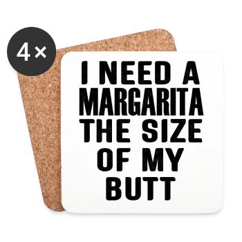 funny sayings saying - Coasters (set of 4) - white - Front