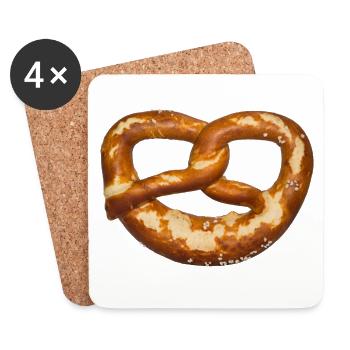 bayerische Bretze - Untersetzer (4er-Set) - Weiß - Vorne