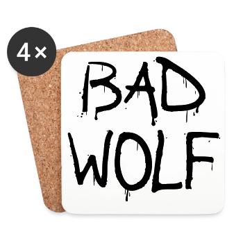 bad wolf - Dessous de verre (lot de 4) - blanc - Devant
