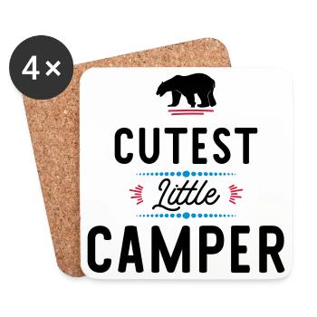 Camper - Untersetzer (4er-Set) - Weiß - Vorne