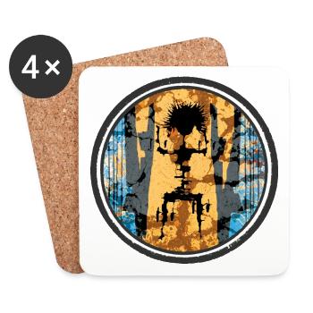 Graffiti Australia - Coasters (set of 4) - white - Front
