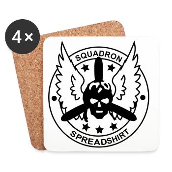 spitfire_1 - Coasters (set of 4) - white - Front