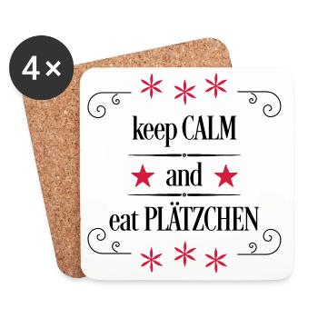 Christmas - Coasters (set of 4) - white - Front