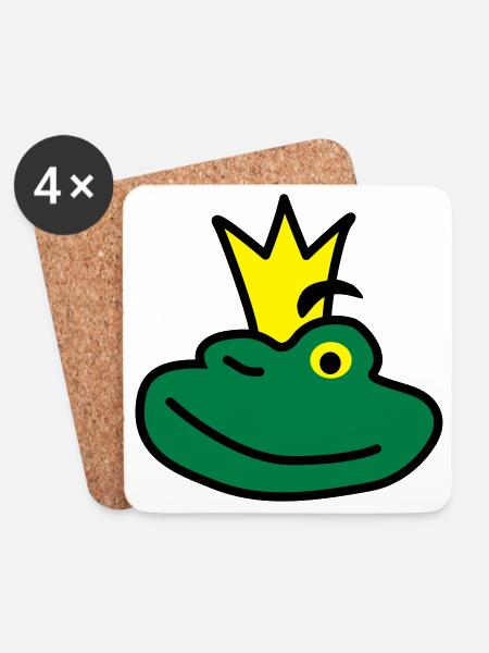 Der Prinz - Untersetzer (4er-Set) - Weiß