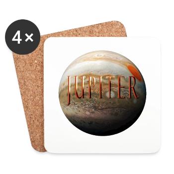 jupiter - Untersetzer (4er-Set) - Weiß - Vorne