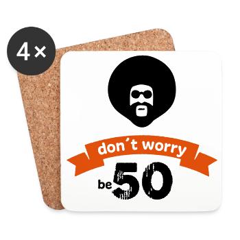 50 - Coasters (set of 4) - white - Front