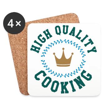 Cooking - Untersetzer (4er-Set) - Weiß - Vorne