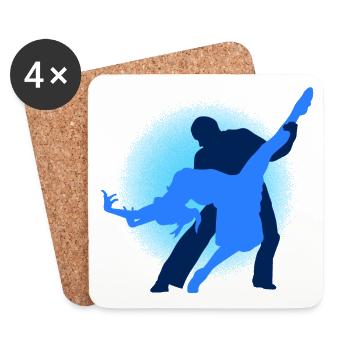 dance - Coasters (set of 4) - white - Front