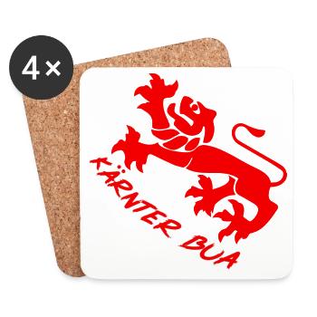 Kärntner Bua - Untersetzer (4er-Set) - Weiß - Vorne
