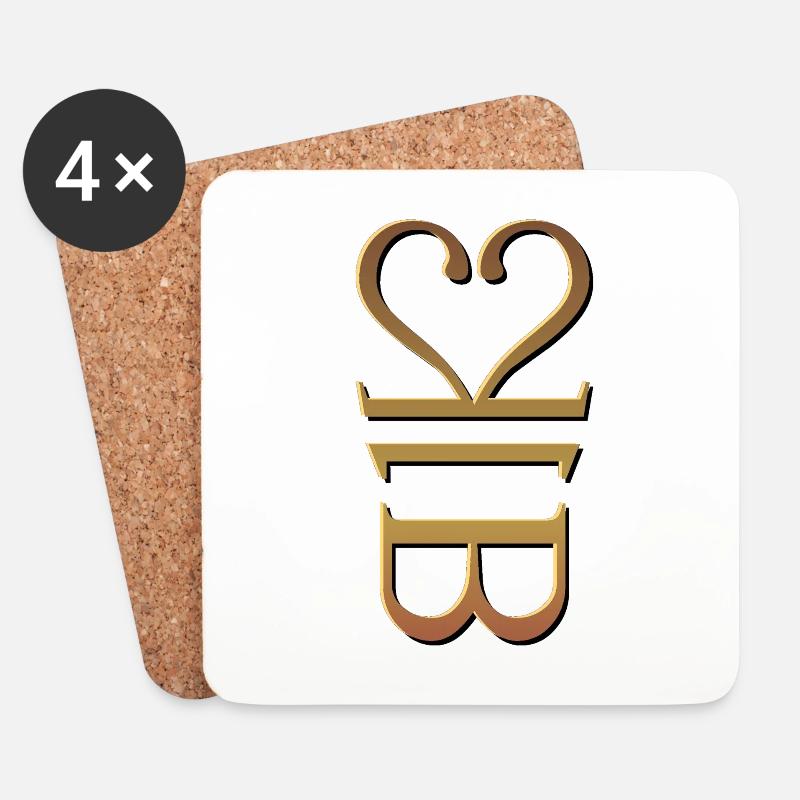 221B - Coasters (set of 4) - white