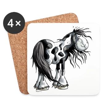 Cute Irish Tinker - Coasters (set of 4) - white - Front