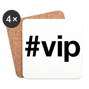 VIP - Untersetzer (4er-Set) - Weiß - Vorne