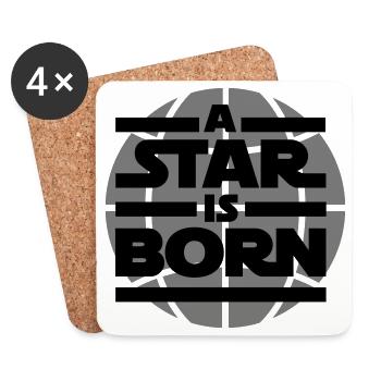 a star is born - Untersetzer (4er-Set) - Weiß - Vorne