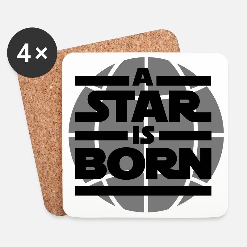 a star is born - Untersetzer (4er-Set) - Weiß