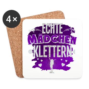 Klettern - Untersetzer (4er-Set) - Weiß - Vorne