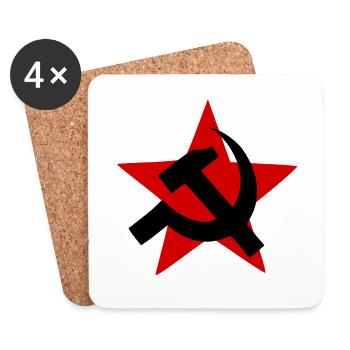 Russia - Coasters (set of 4) - white - Front