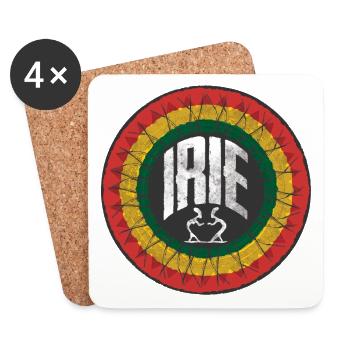 Irie reggae - Coasters (set of 4) - white - Front