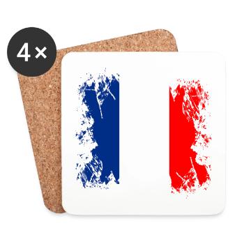 France - France - Coasters (set of 4) - white - Front