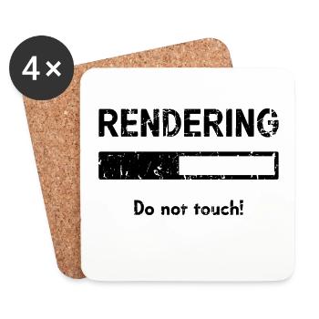 Video editor - Coasters (set of 4) - white - Front