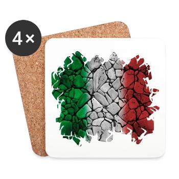 Italien - Italien - Untersetzer (4er-Set) - Weiß - Vorne
