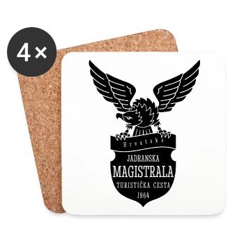 Magistrala - Coasters (set of 4) - white - Front