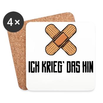 Doctor physician nurse carer supervisor - Coasters (set of 4) - white - Front