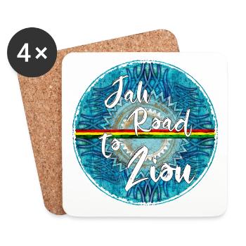 ouais route de zion - Dessous de verre (lot de 4) - blanc - Devant