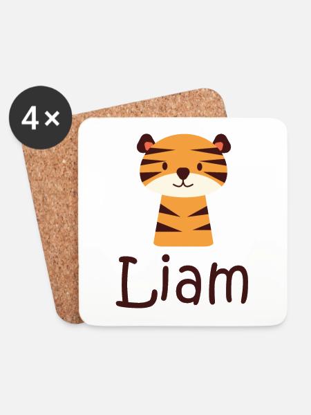 Liam - Untersetzer (4er-Set) - Weiß