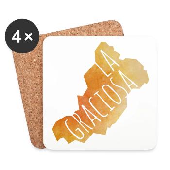 La Graciosa - Untersetzer (4er-Set) - Weiß - Vorne