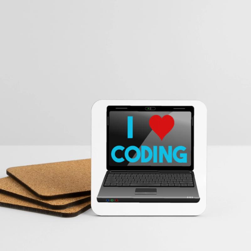 Programming, Programmer, Computer Scientist Coasters (set of 4)