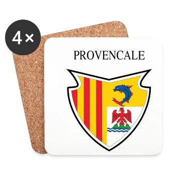 Provencal - Coasters (set of 4) - white - Front