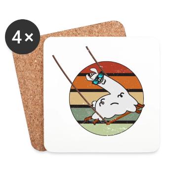 Alpaca swing - Coasters (set of 4) - white - Front